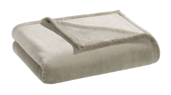 Wohndecke FELLOPTIK in taupe