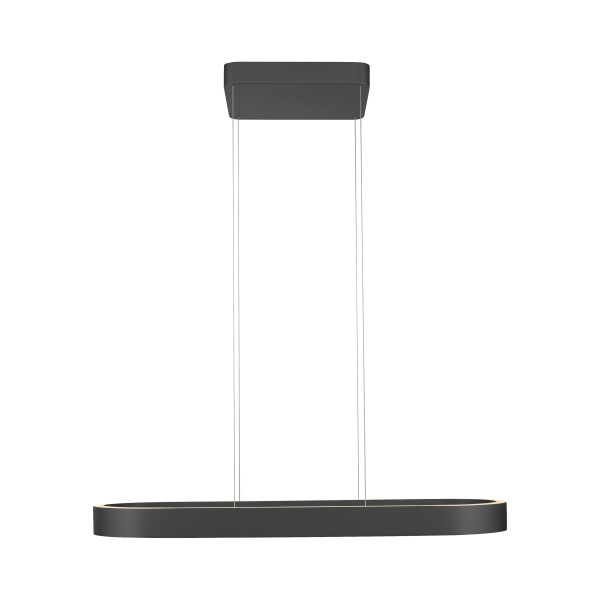 Pendelleuchte Q-STRETTO in schwarz