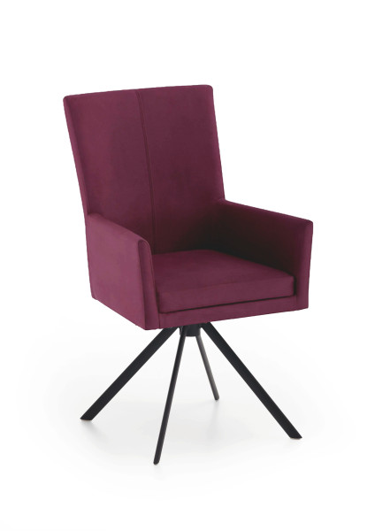 Polsterstuhl COLORADO in  Nirvana rot