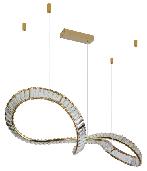 Hängeleuchte NEIL in goldfarben aus Metall