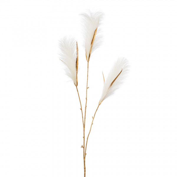Kunstpflanze Reedgras in creme aus Kunststoff