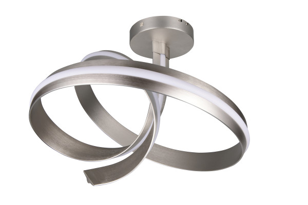 Deckenleuchte CINQUE CISENNA in Nickel aus Metall