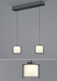 Pendelleuchte elements KLARA in schwarz aus Metall