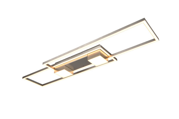 Deckenleuchte ALBANY in Nickel aus Aluminium