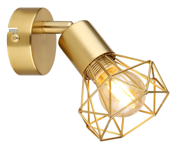 Strahler XARA I in goldfarben aus Metall