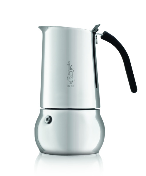 Espressokocher BIALETTI KITTY in silberfarben aus Edelstahl