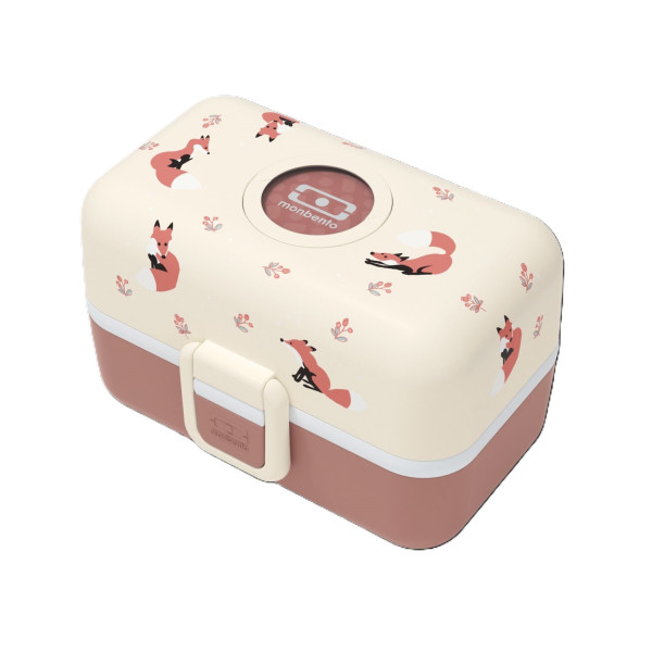 Lunchbox FOX in rose aus Kunststoff