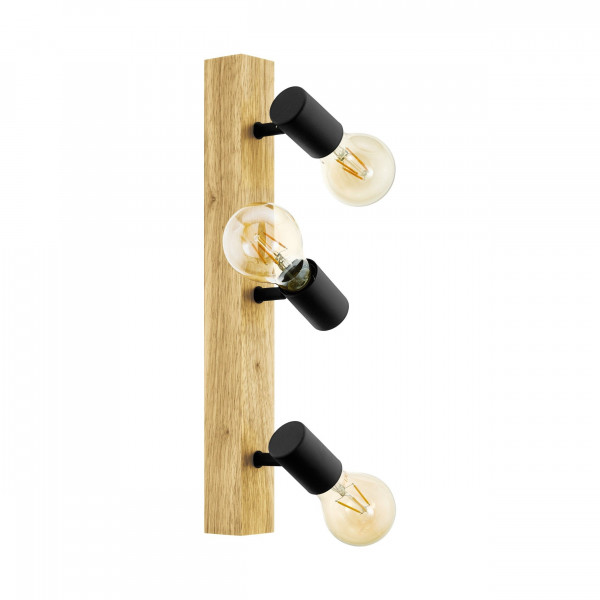 Wand-/Deckenspot TOWNSHEND 3 in mehrfarbig aus Holz