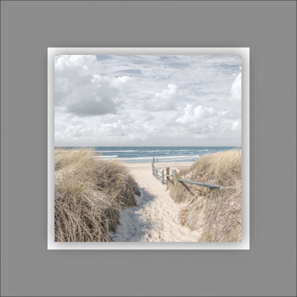 Aludibondbild BEACH I in mehrfarbig aus Aluminium