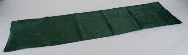 Tischläufer Zweige/Zapfen in grün aus Polyester