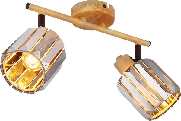 Strahler RUN in HOLZOPTIK aus Metall