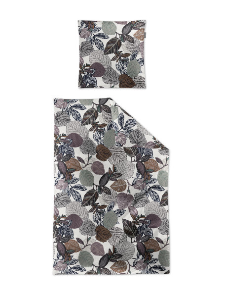 Bettwäsche WAVE Satin in mehrfarbig aus Baumwolle