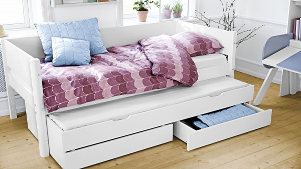 Einzelbett FLEXA WHITE