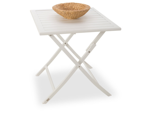 Beistelltisch Outdoor weiss