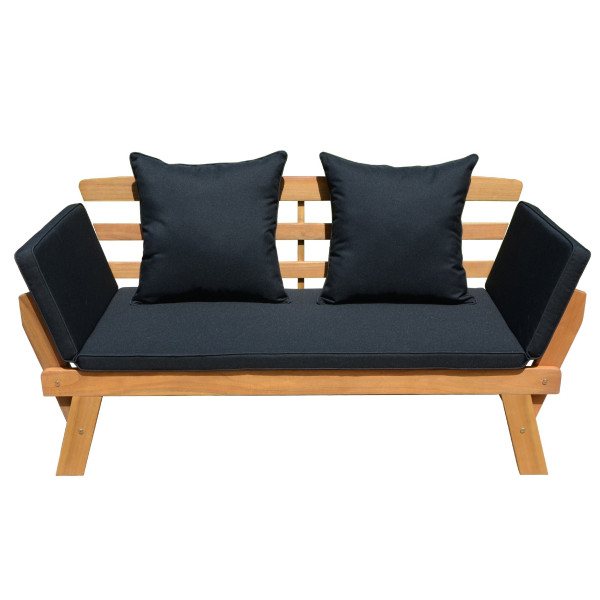 Gartensofa greemotion Borkum in schwarz
