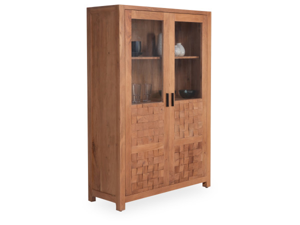 Highboard HARPER WANA in Akazie aus Massivholz
