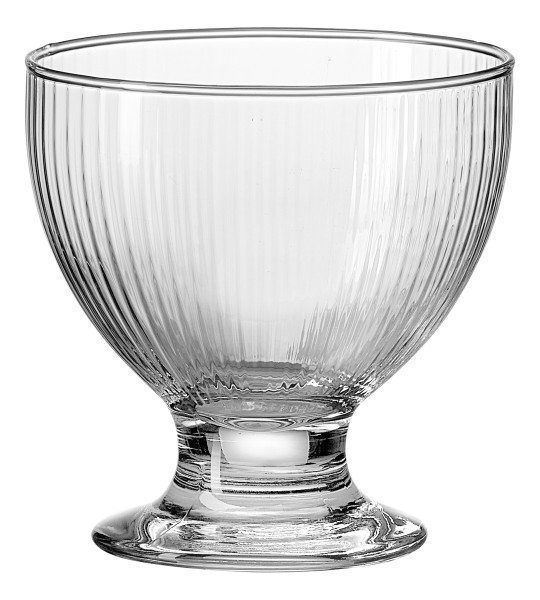 Dessertschale LYRA in klar aus Glas