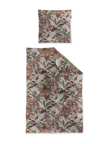 Bettwäsche WAVE Satin in mehrfarbig aus Baumwolle