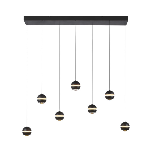 Pendelleuchte Schöner Wohnen SW LINI in schwarz aus Kunststoff