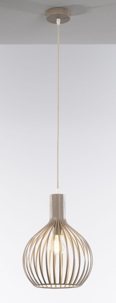 Pendelleuchte COLLIN II in beige aus Metall