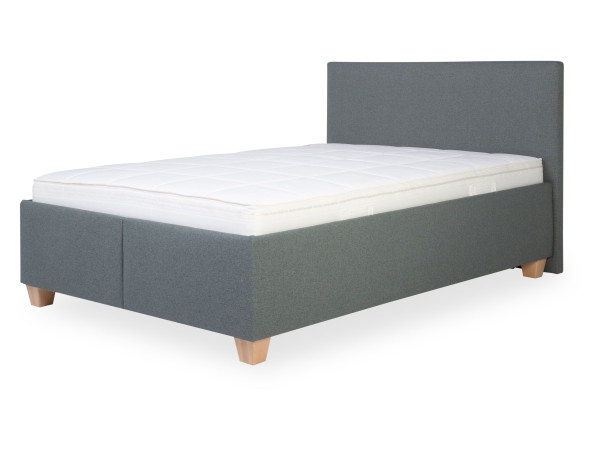 Polsterbett Elastoform OMERO in Salbei aus Stoff
