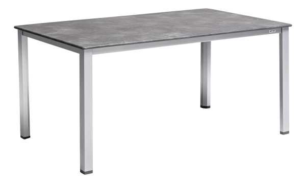 Gartentisch CUBIC in silberfarben