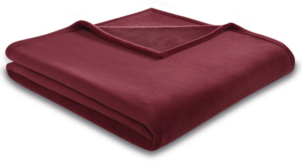 Wohndecke SOFT & COSY in rot aus Polyester