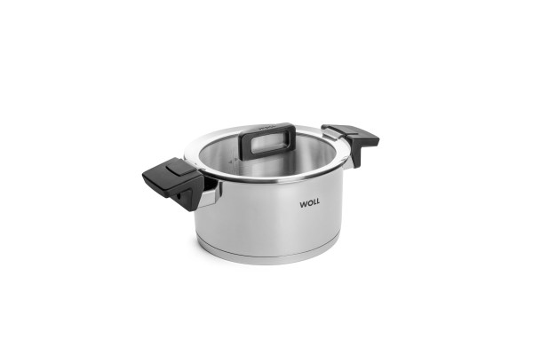 Kochtopf WOLL CONCEPT in grau aus Edelstahl