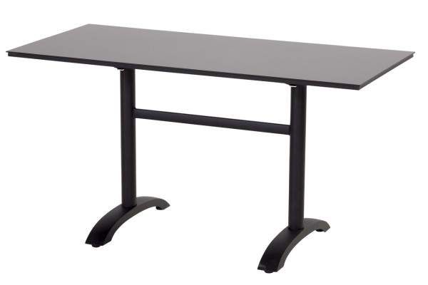 Gartentisch SOPHIE in schwarz aus HPL-Platte