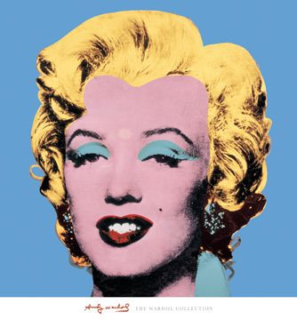 Kunstdruck Shot - Blue Marilyn (LB 71x65 cm)