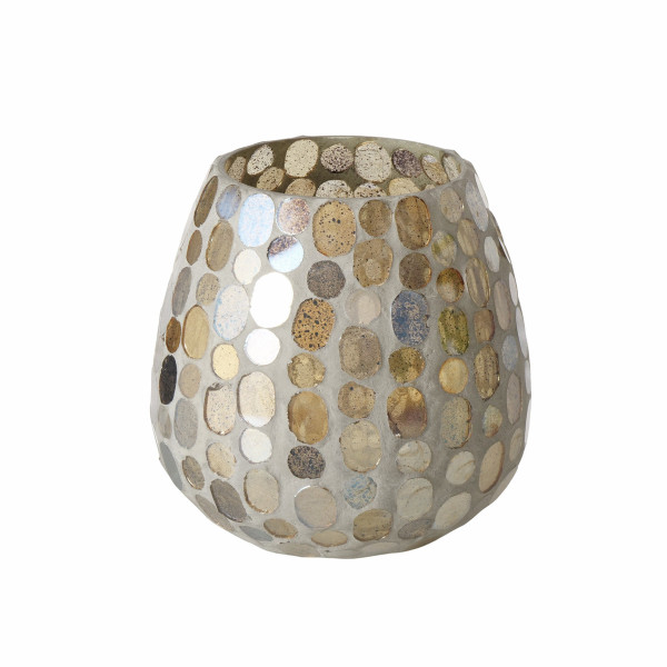 Windlicht KEMIS in mehrfarbig aus Glas