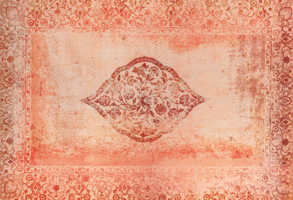 Fußmatte VINTAGE Bloom in mehrfarbig aus Polyamid