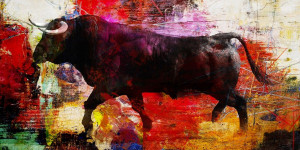 Keilrahmenbild COLOUR BULL Keilrahmenbild COLOUR BULL