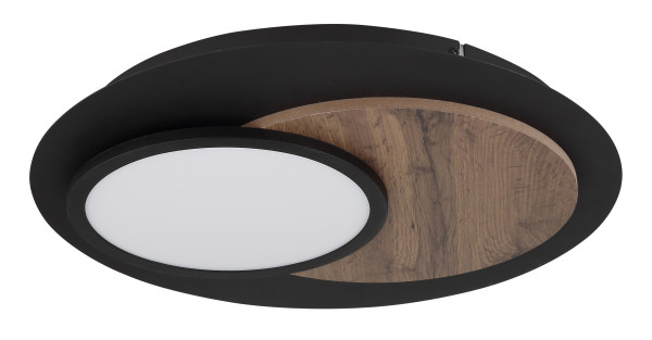 Deckenleuchte KORY in schwarz aus Metall