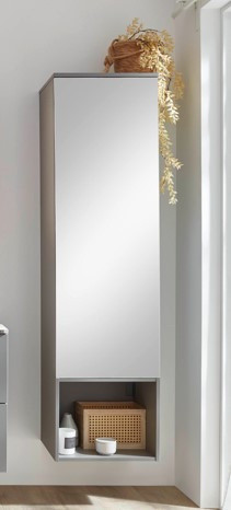Midischrank SANSIBAR WITTDÜN in taupe aus Lack
