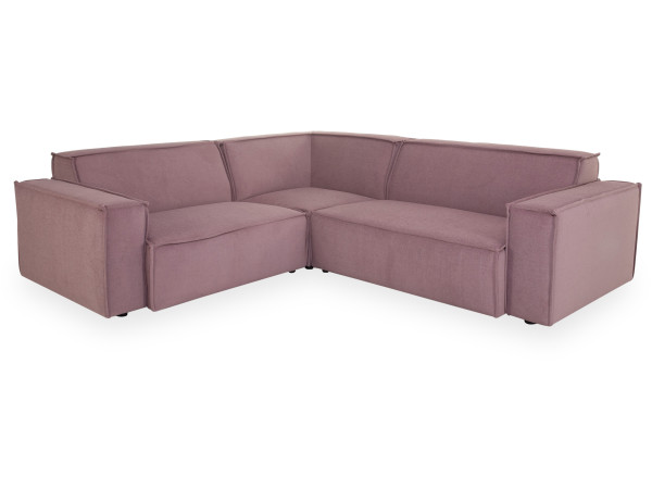 Polsterecke CROSWELL in rosewood aus Stoff
