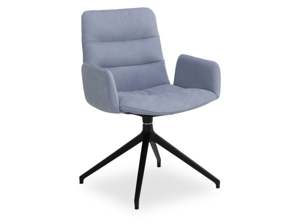 Polsterstuhl CLEMENS in light blue