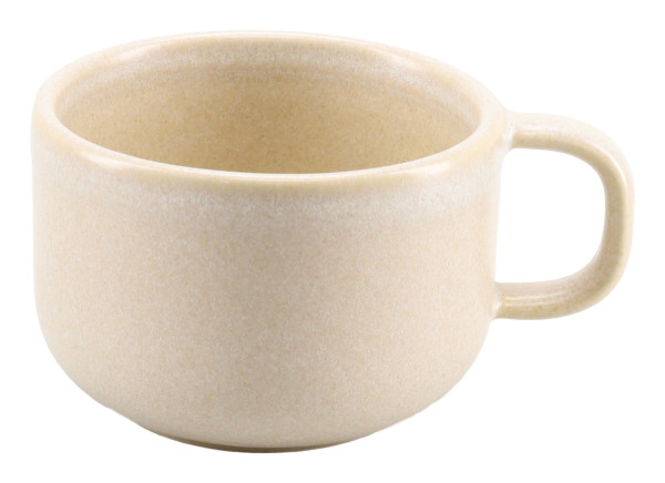 Kaffeeobertasse UNO in sand aus Steinzeug