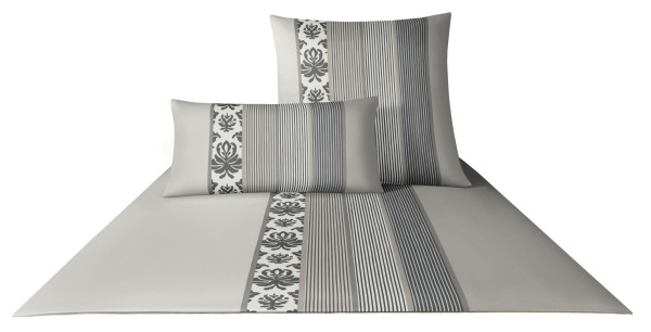 Bettwäsche JOOP! Mako-Satin in graphit aus Baumwolle