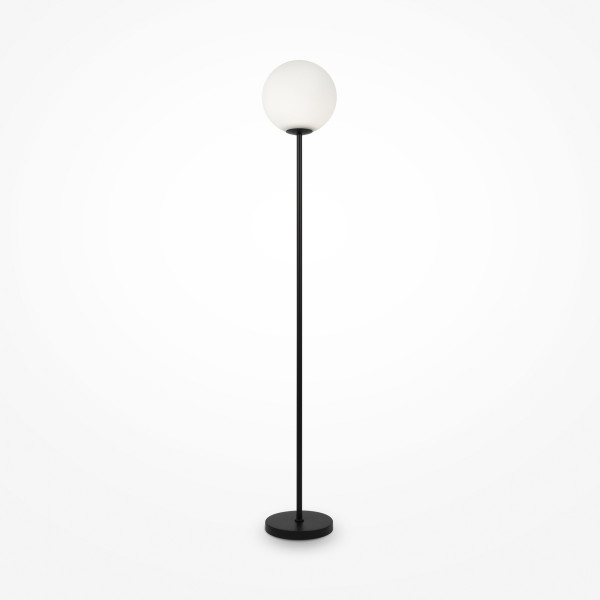 Stehleuchte RING in schwarz aus Metall