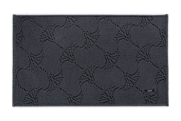 Badematte JOOP! NEW CORNFLOWER in anthrazit aus Baumwolle