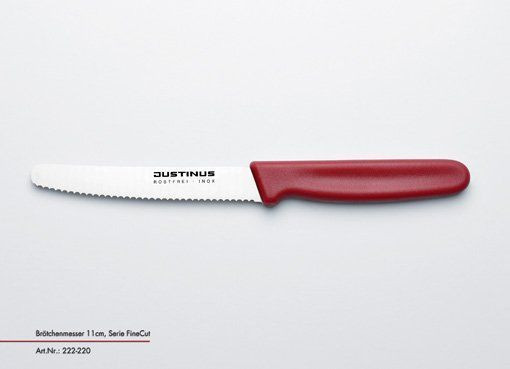 Brötchenmesser KÜCHENCHEF rot