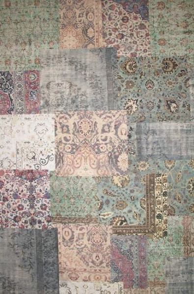 Teppich Colored PATCH 99 bunt in bunt aus Polyester
