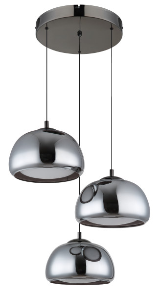 Hängeleuchte AVILA in schwarz aus Metall