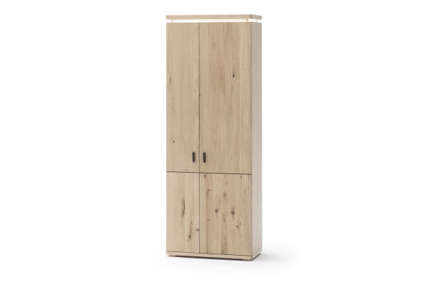Garderobenschrank HP MADRID in Balkeneiche aus Teilmassiv
