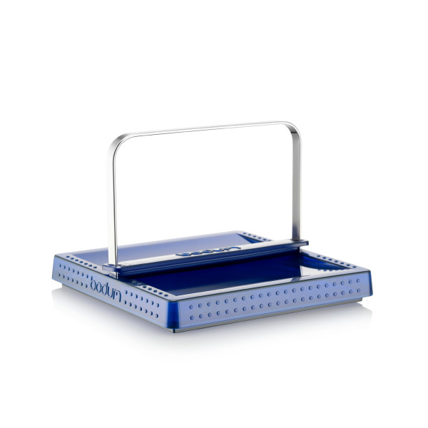 Serviettenhalter bodum BISTRO in blau aus Glas