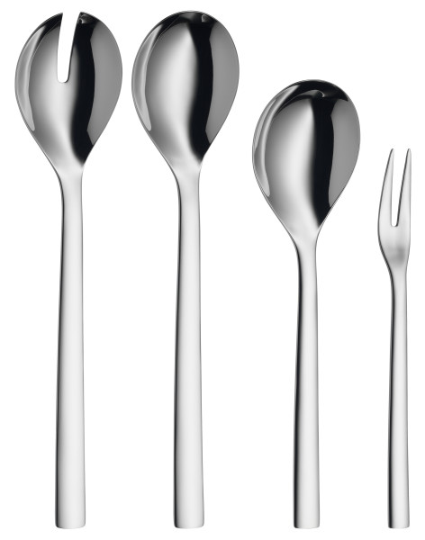 Servier-Set WMF NUOVA in silberfarben aus Metall