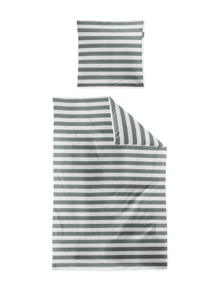 Bettwäsche WAVE-HK Satin in Salbei aus Baumwolle