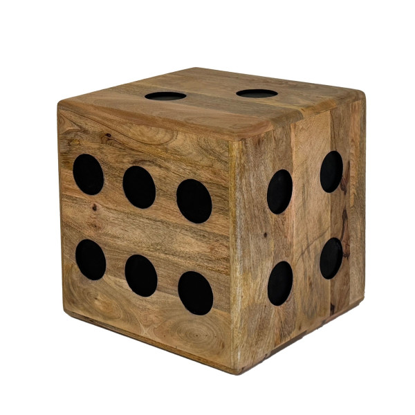 Hocker in braun aus Holz
