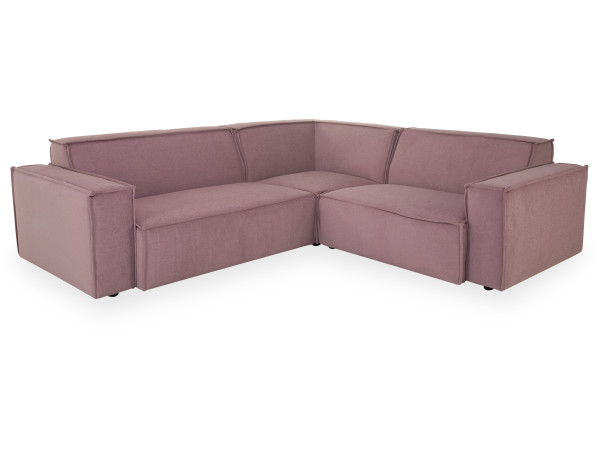 Polsterecke CROSWELL in Rosewood aus Stoff